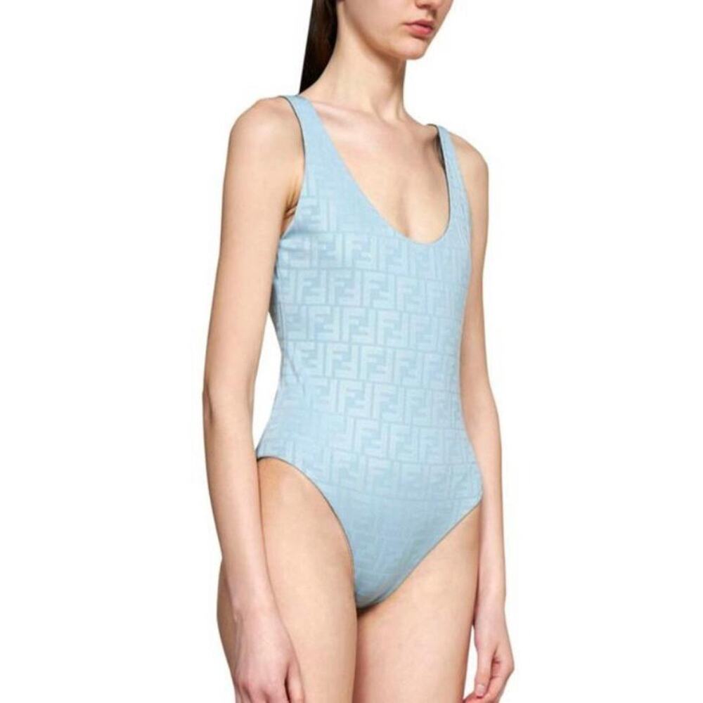 FENDI FF logo reversible swimsuit bodysuit - Picture 8 of 9